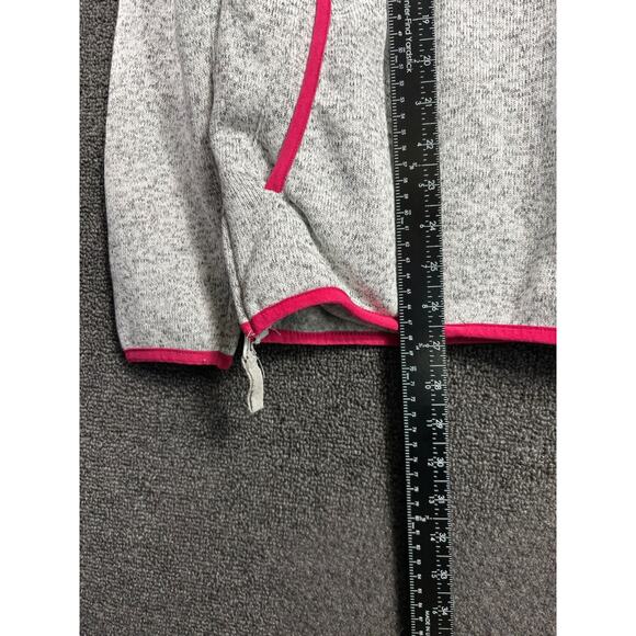 Simply Southern Knit Sweater Womens M Marled Gray 1/4 Quarter Zip Long Sleeves - Picture 6 of 7